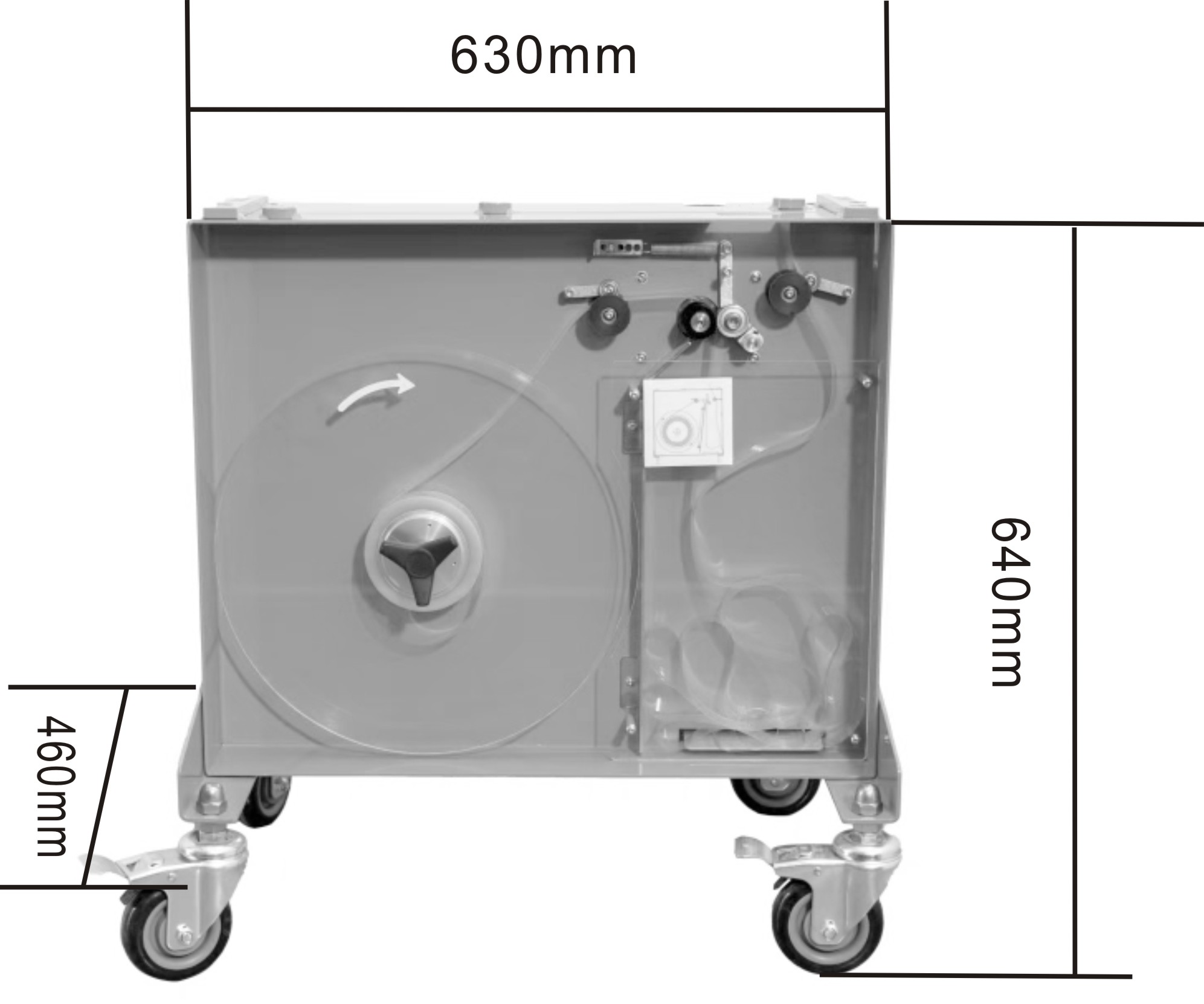 Zeneffic Strapping Machine Full Automatic OPP/Paper Strapping Machine with Tape Dispenser