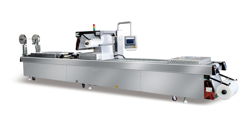 DZDL-320 Automatic Stretch Film Vacuum Packaging Machine | High-Speed, FDA Compliant 