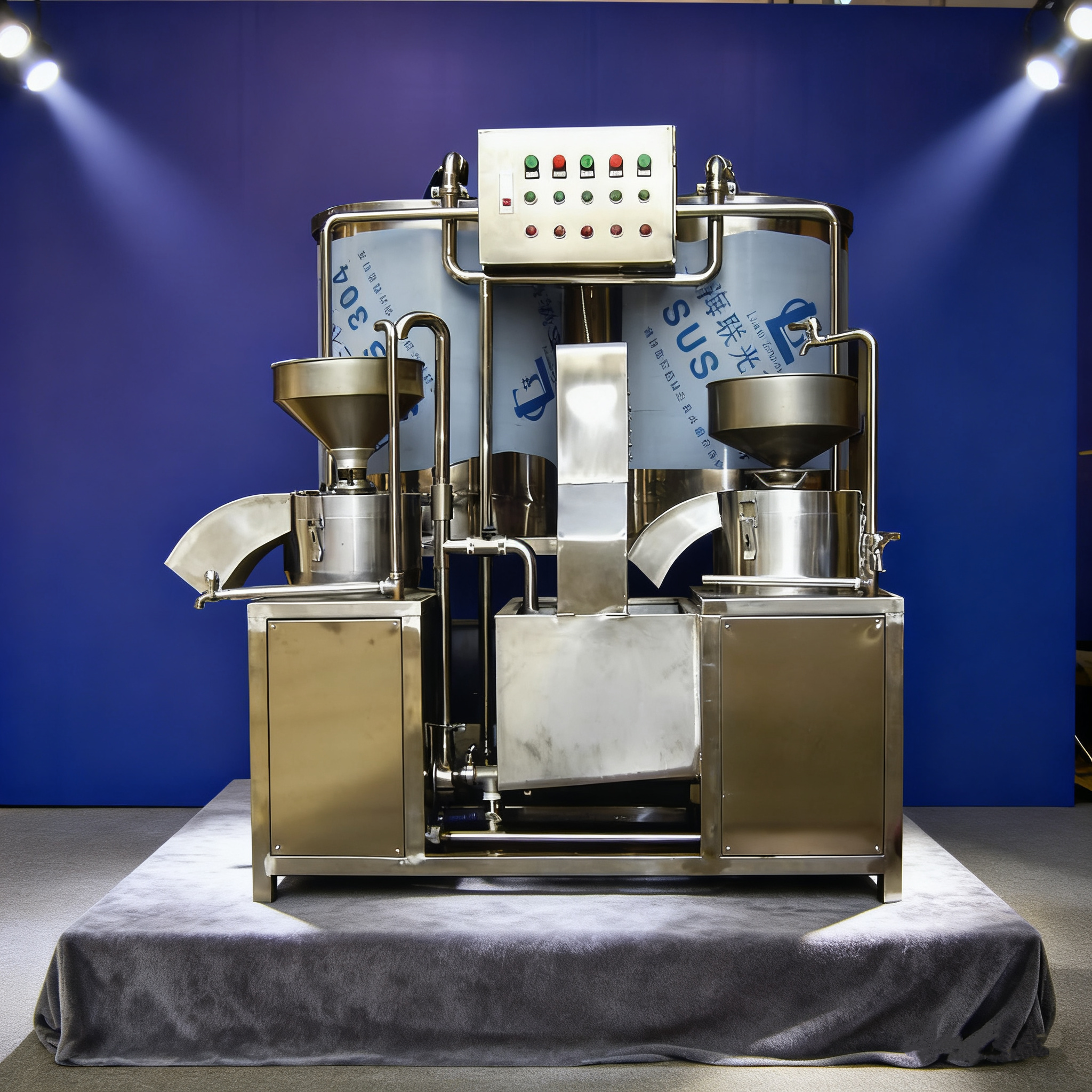 Integrated Grinding And Cooking Unit for Small-Scale Soybean Processing