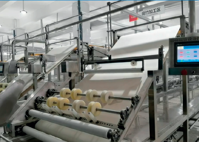 HWYS-1278 Automatic Thin Tofu Skin Machine | High-Efficiency Yuba Production Line