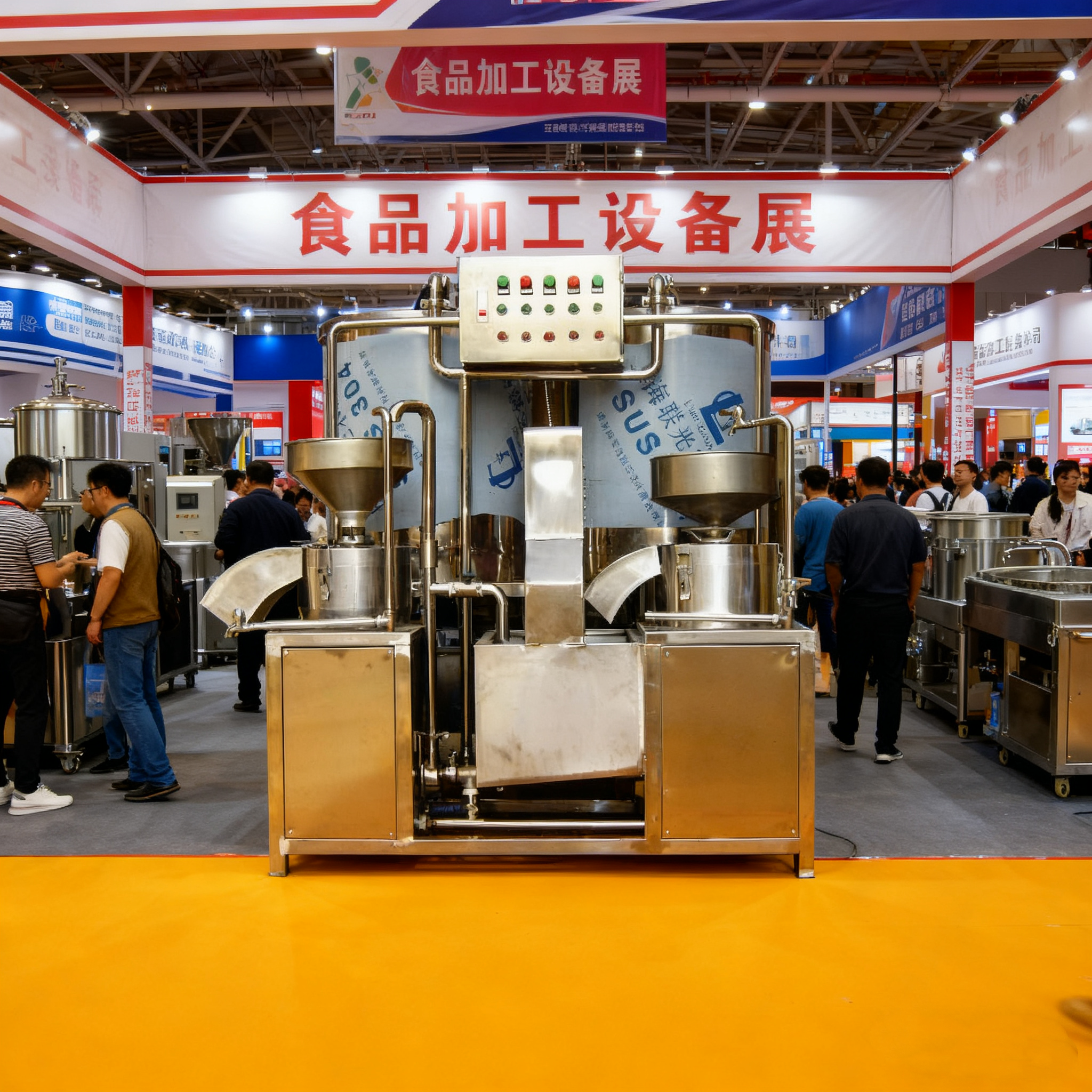 Integrated Grinding And Cooking Unit for Small-Scale Soybean Processing